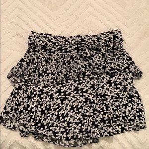 Who what wear ruffle mini skirt